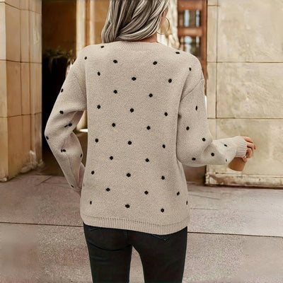 Nina | Dot Knitted Sweater