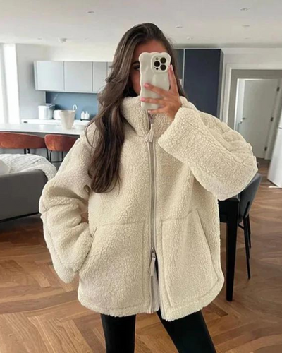 Emma – Comfy Teddy Winter Jacket