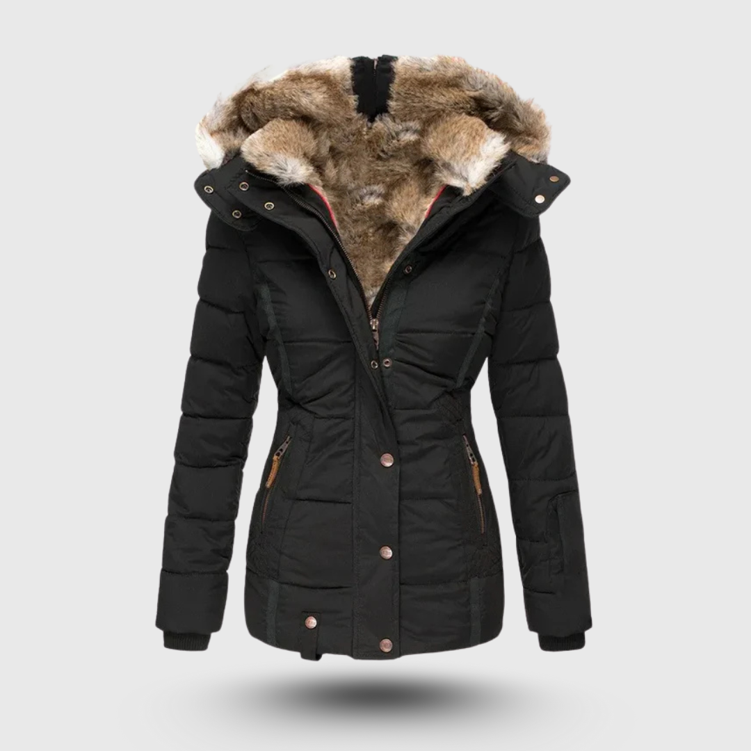 Hanne™ - Winter Jacket with Fluffy Collar and Slim Fit