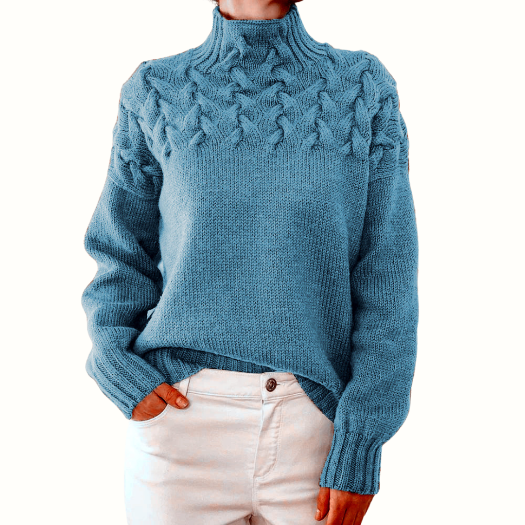 Charlotte | Cozy Turtleneck Knit Sweater