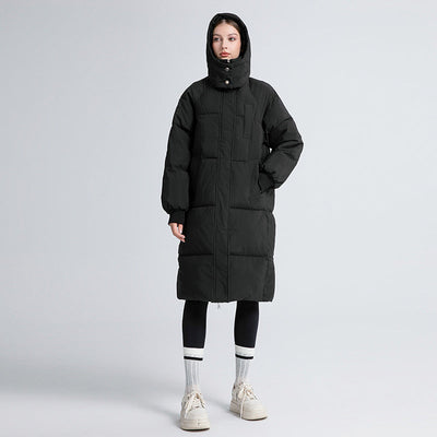 Fiona - Classic Hooded Long Puffer Coat