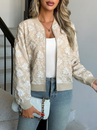 Doria – Embroidered Bomber Jacket