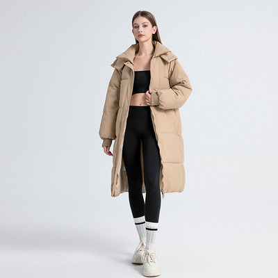 Fiona - Classic Hooded Long Puffer Coat