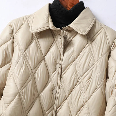 AMBER | REVERSIBLE QUILTED COAT