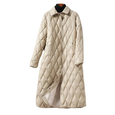 AMBER | REVERSIBLE QUILTED COAT