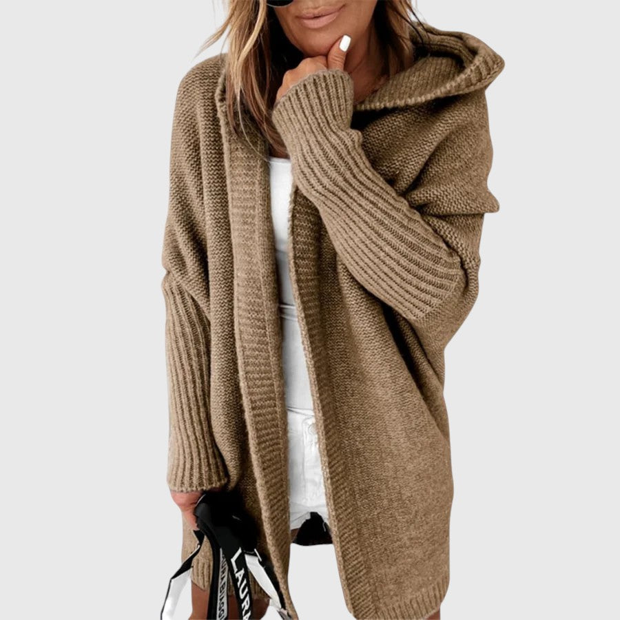 Mila – Hooded Knit Cardigan