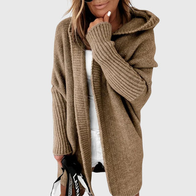 Mila – Hooded Knit Cardigan