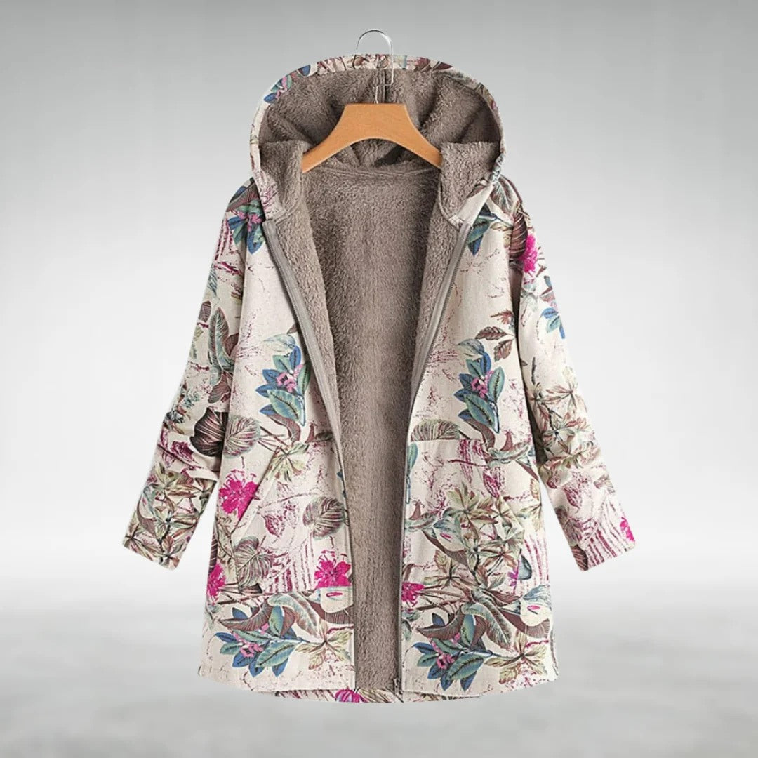 Fleural™ – Stylish Floral Pattern Polar Jacket
