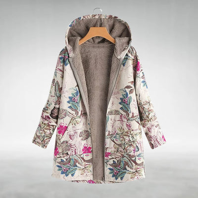 Fleural™ – Stylish Floral Pattern Polar Jacket