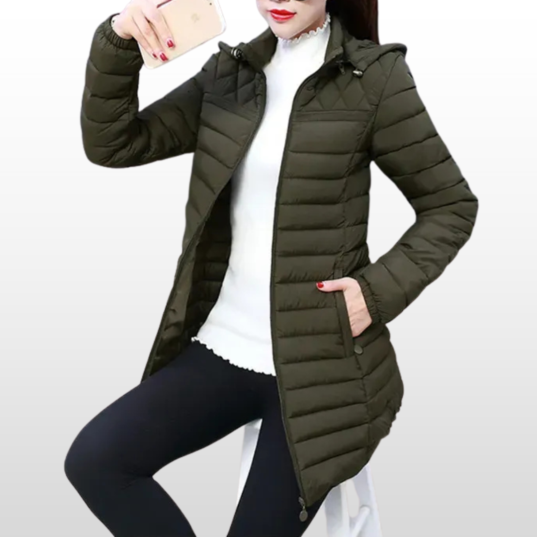 Carmen | Thick Warm Hooded Padded Parka