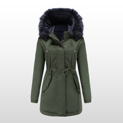 Jackie | Reversible White Goose Down Parka