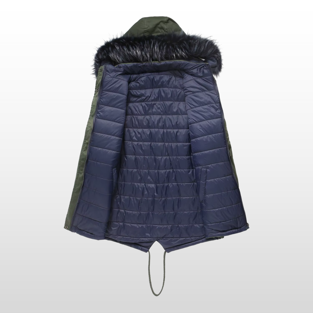 Jackie | Reversible White Goose Down Parka