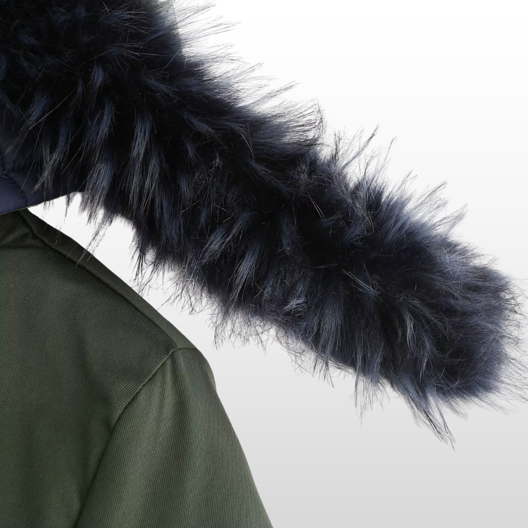 Jackie | Reversible White Goose Down Parka