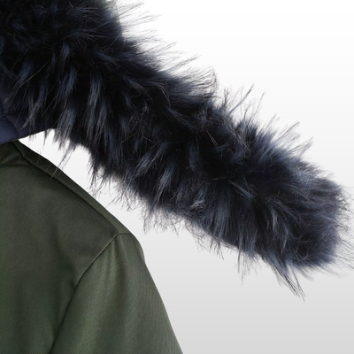 Jackie | Reversible White Goose Down Parka