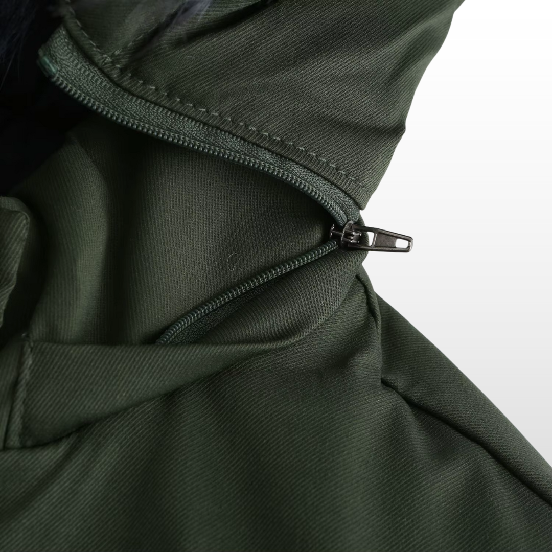 Jackie | Reversible White Goose Down Parka