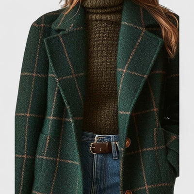 Mary – Classic Check Coat