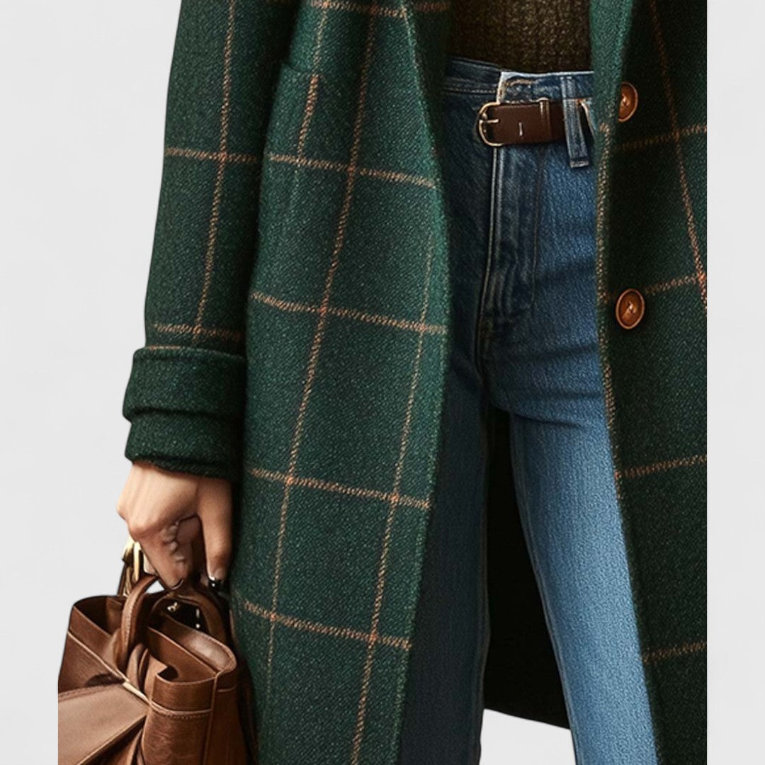 Mary – Classic Check Coat