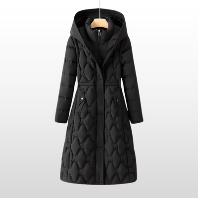 Olivia | Longline Hooded Down Coat
